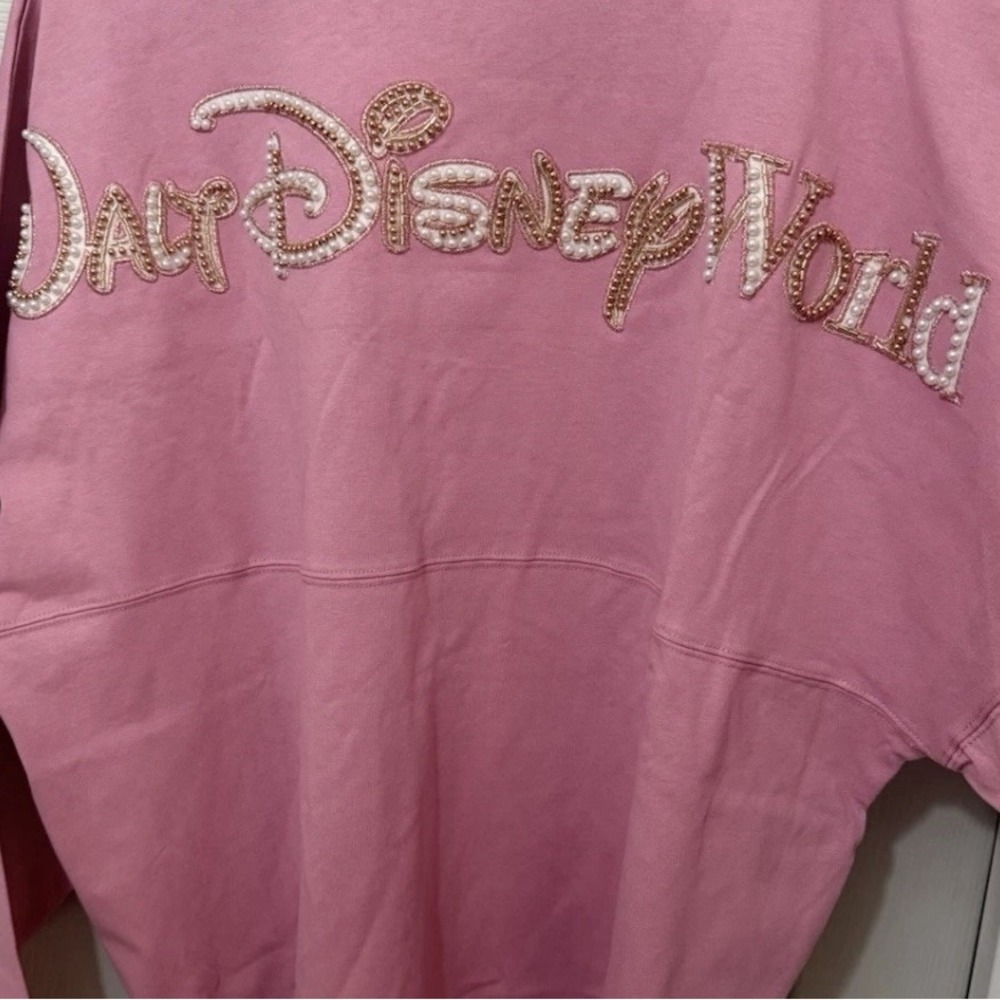2026 Disney Parks Walt Disney World Rose Pearl Spirit‎ Jersey XLarge Adult NEW